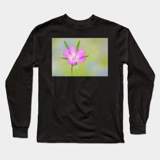 Corncockle Flower Long Sleeve T-Shirt